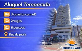 Guarapari Praia - 3 quartos com ar - rua da praia